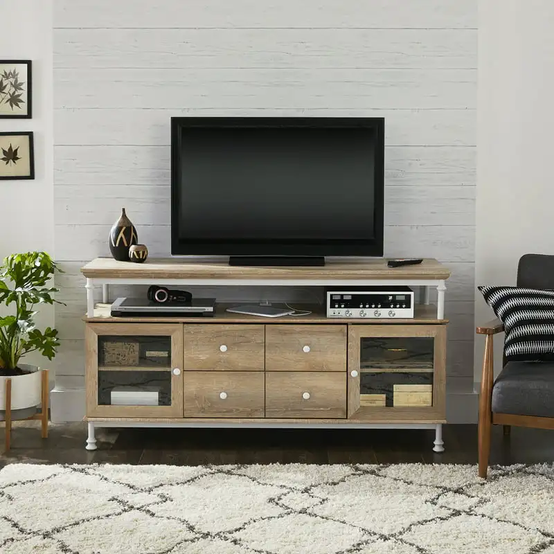 

Gardens River Stand for TVs to 60", Light Oak