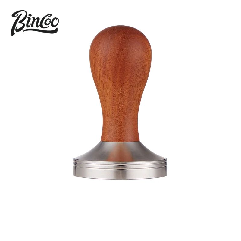 

Bincoo Coffee Tamper Powder Hammer Pressing Wooden Handle Coffee Distributor for Coffee and Espresso Mat Powder Hammer Tampers
