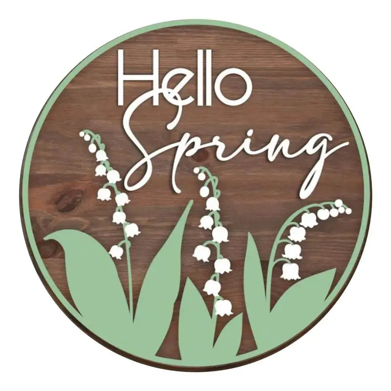 

Добро пожаловать, венки для входной двери, пасхальные приветственные знаки, деревянные круглые венки, настенные навесные уличные двери, пас...