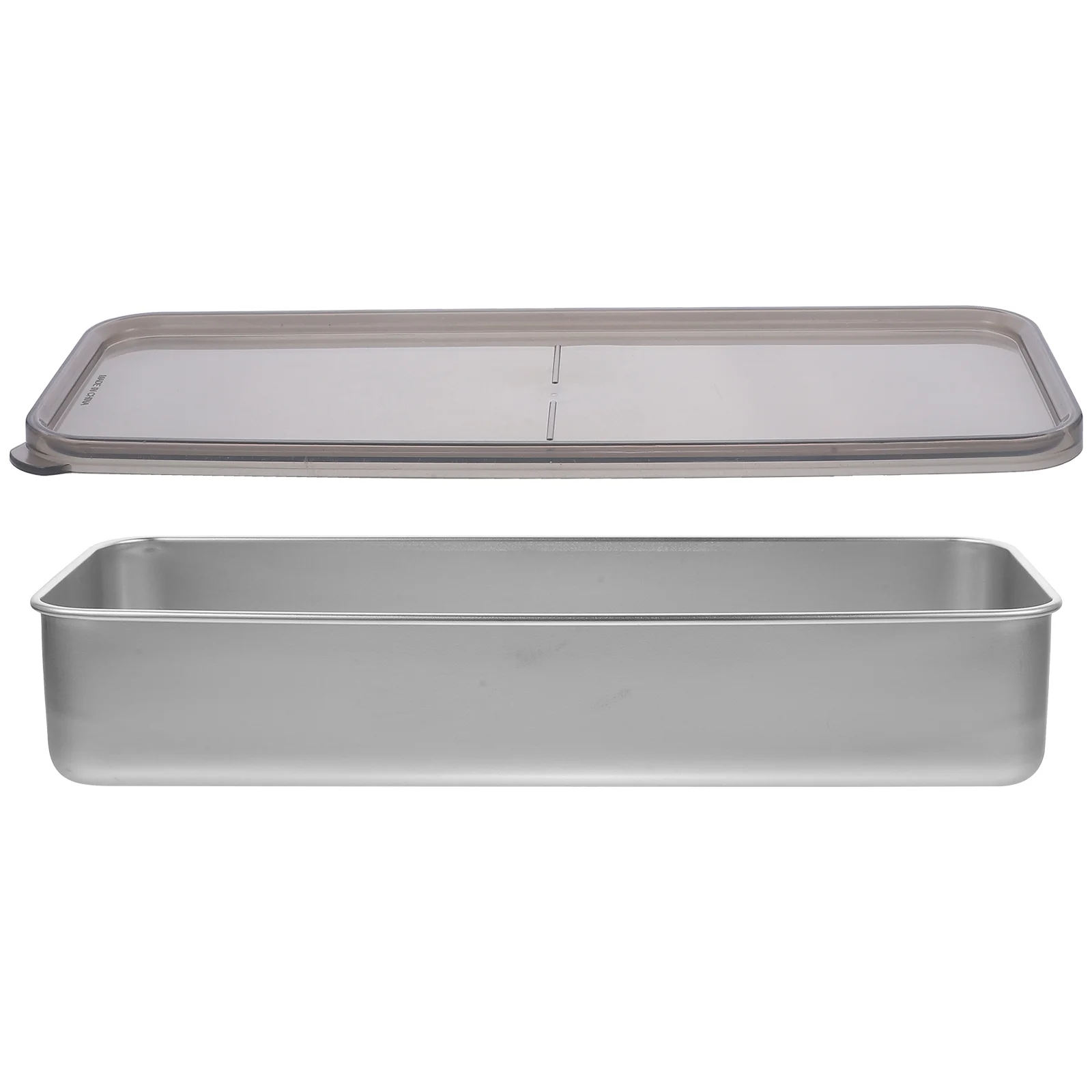 

Pancetta Stainless Steel Crisper Bacon Saver Container Food Storage Keeper Containers For Refrigerator