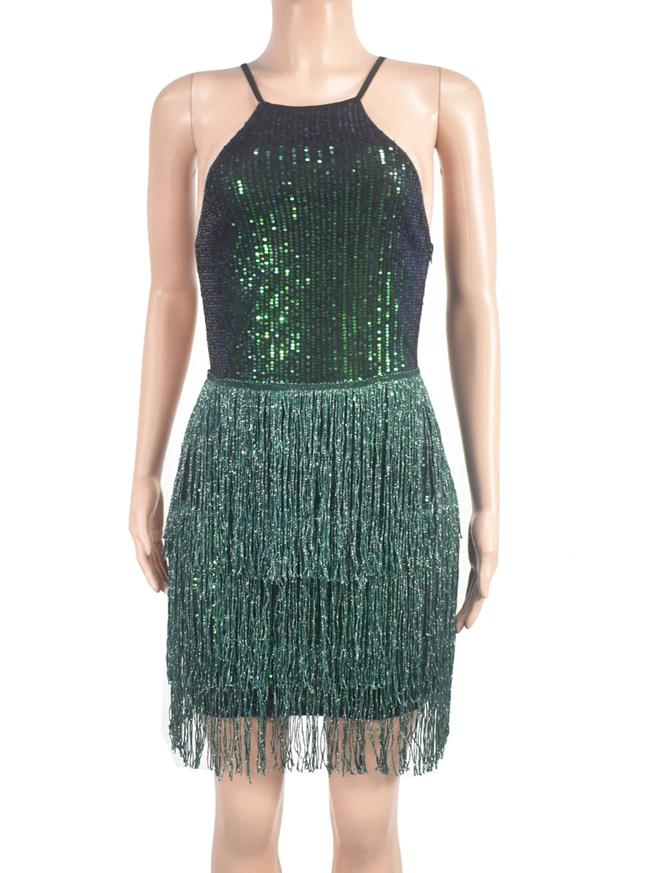 Сексуальное зеленое прозрачное кружевное мини-летнее платье женское элегантное