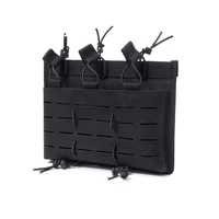 new compact triple mag pouch hold three 30 round m16 style 5 56 mollepals webbing laser cutting open top radio storage bag