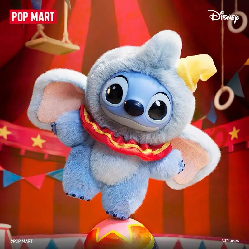 Фото Набор виниловых плюшевых игрушек Disney Stitch Adventure Series POPMART: коллекционные фигурки в закрытых коробках, милые аниме-модели для декора рабочего стола №1