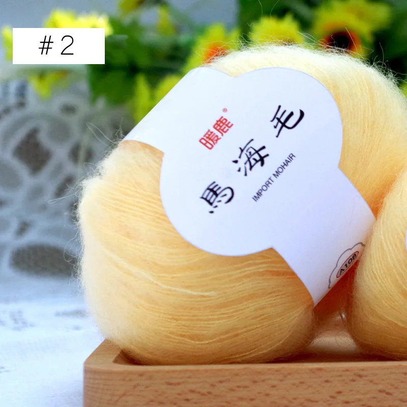 25 г/клубок мягкая акриловая мохеровая пряжа плюшевый кашемир Ручное шитье