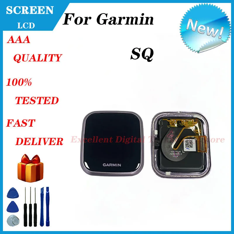 

1.3" LCD Display Screen For GARMIN Venu SQ Digitizer For Venu SQ Music LCD Screen GPS Smart Replacement Repair