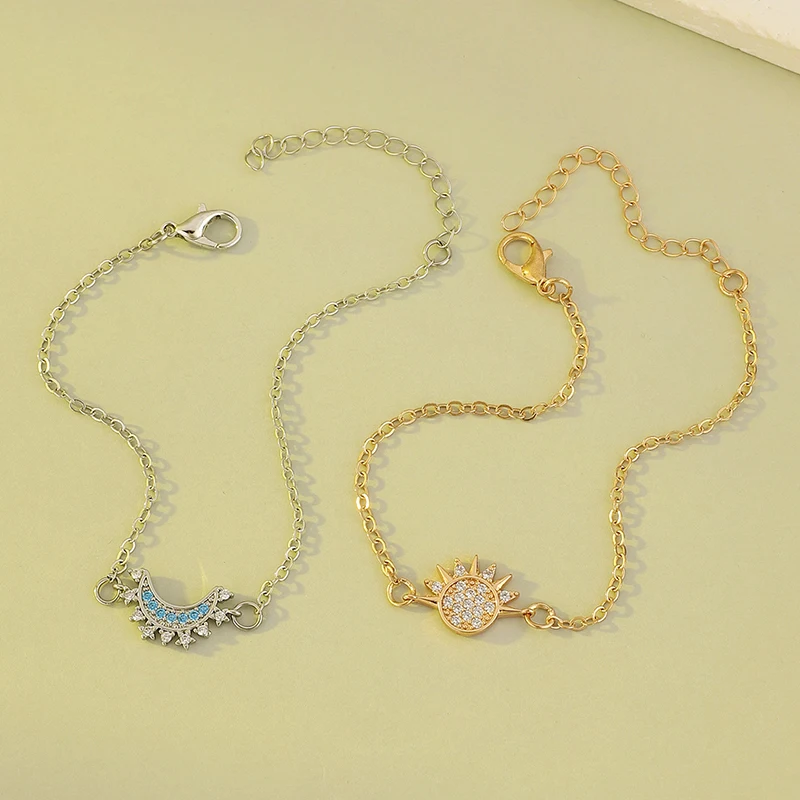 Классический персонализированный браслет с подвеской в виде блестящей звезды и