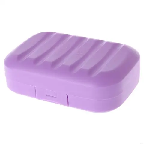 HX6D Protable Travel Soap Dish Box Cox Herser Container Container Show Seap Accessories Accessesies Hotel Container