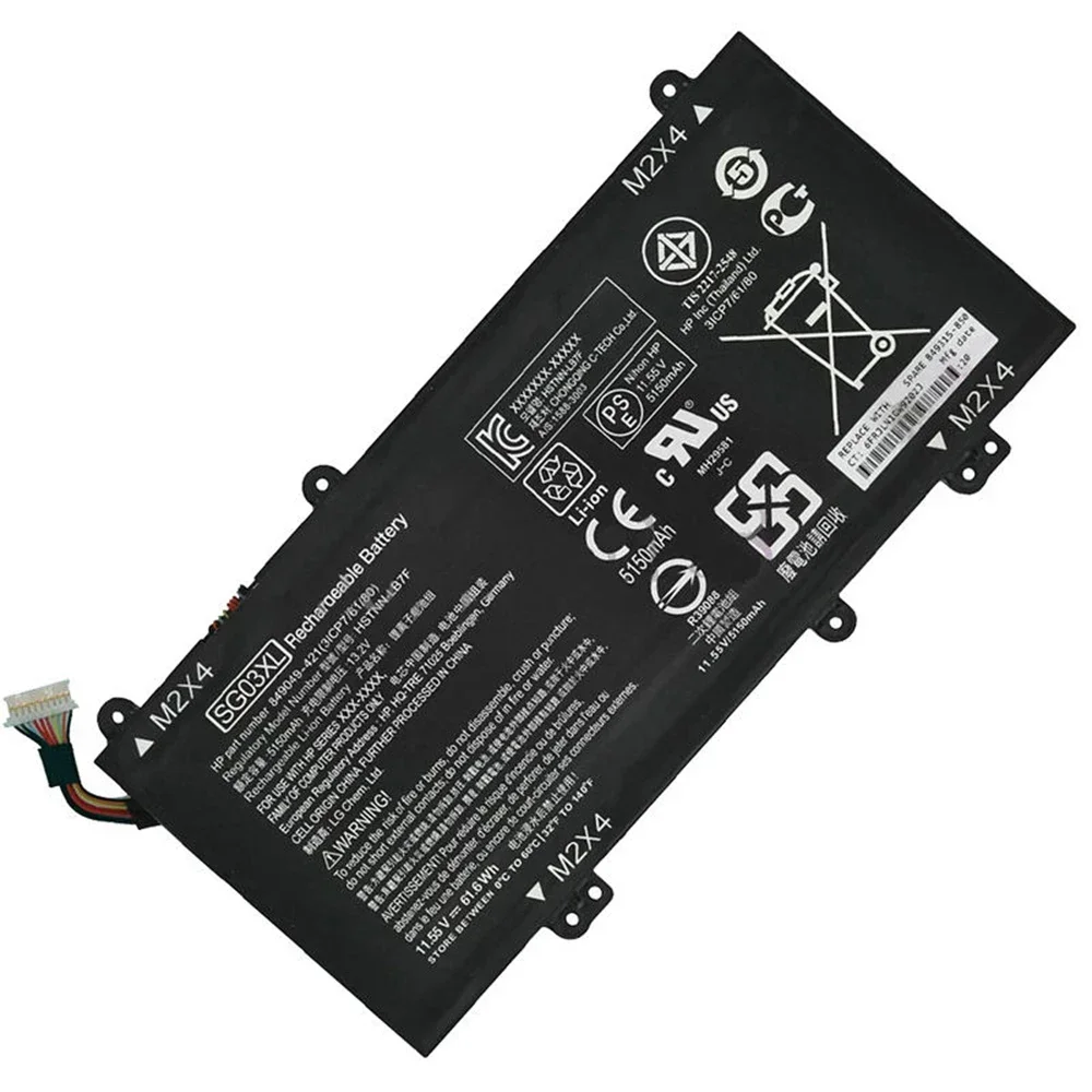 SG03XL 11 55 В 61 6 Втч оригинальный аккумулятор для ноутбука HP Envy M7-U009DX U109DX M7-U105DX 17-U011NR