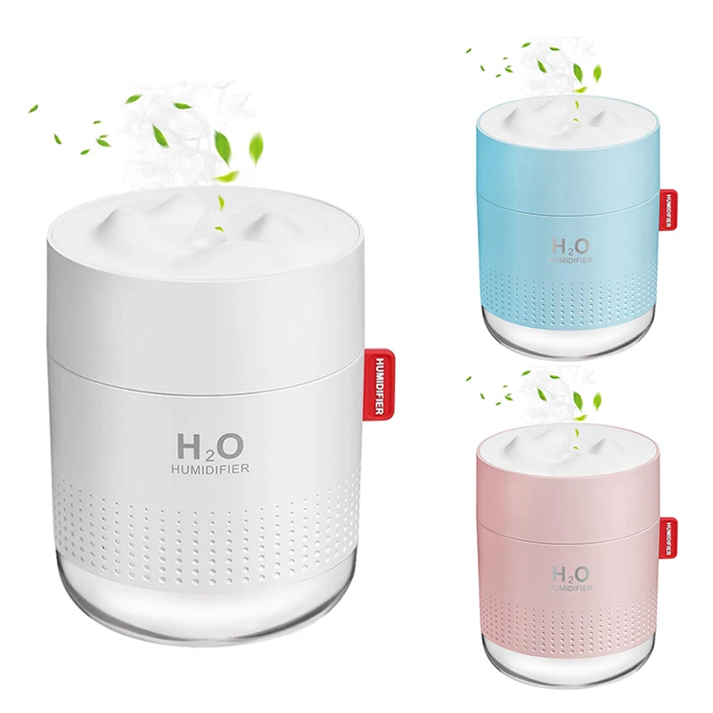 

HAEGER Humidifier 500Ml Cool Mist Humidifier Air Humidifier Ultrasonic Quiet Humidifier With Night Light,USB Charging