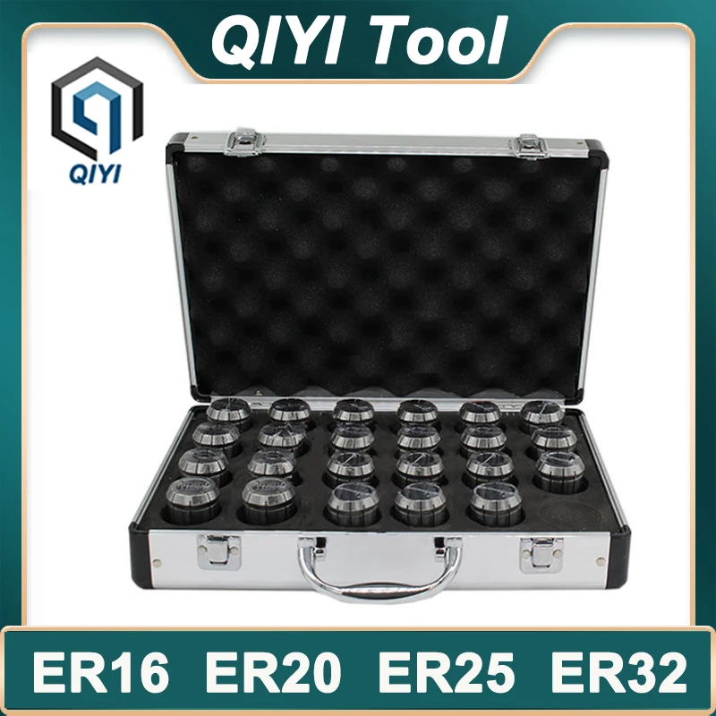 

ER11 ER16 ER20 ER25 ER32 ER40 Set A / AA ER Spring Collet Chuck 0.015mm 0.008mm for CNC Milling Tool Holder Engraving Machine