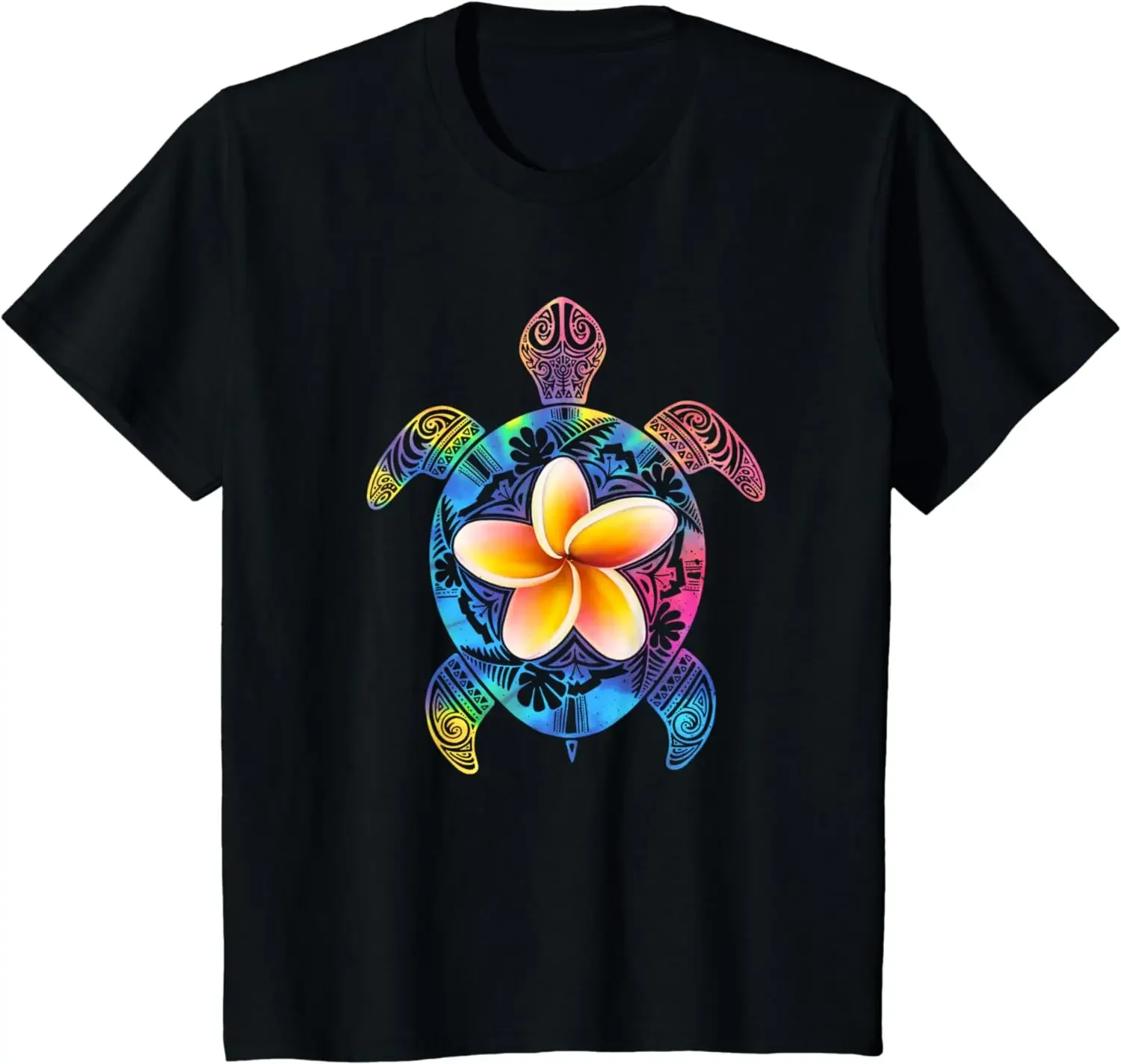 Гавайская Акварельная морская черепаха футболка для мужчин и женщин