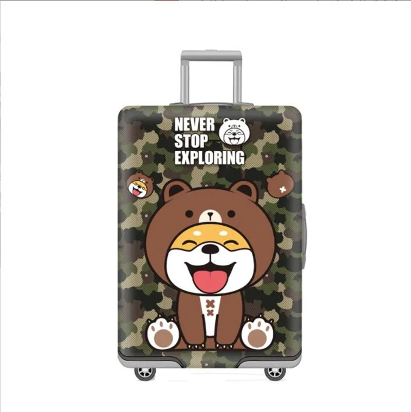Thickened High Stretch Travel Luggage Cover Travel Case Dust Cover Trolley Luggage Stretch Cover for 18-32 Inch Travel Cases