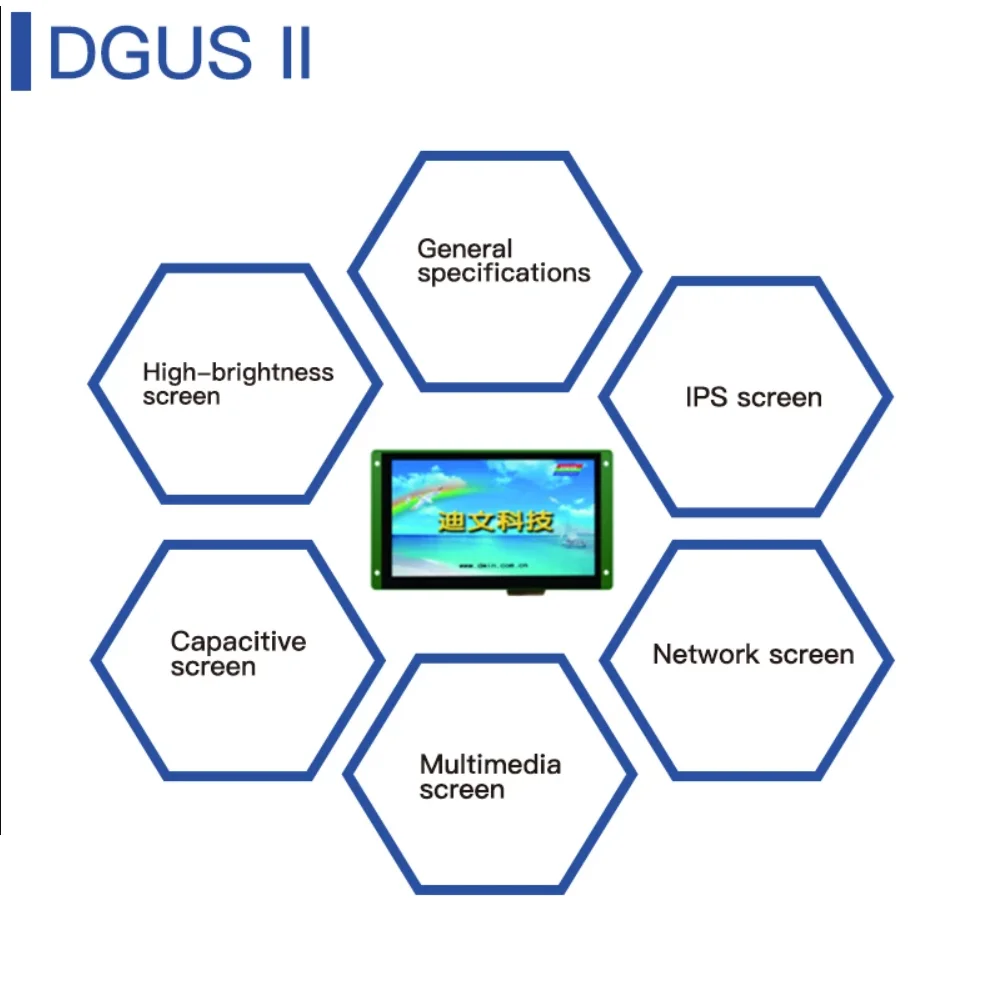 DWIN 6 8 дюймовый IPS TFT ЖК-модуль UART интеллектуальный дисплей сенсорный экран HMI умный