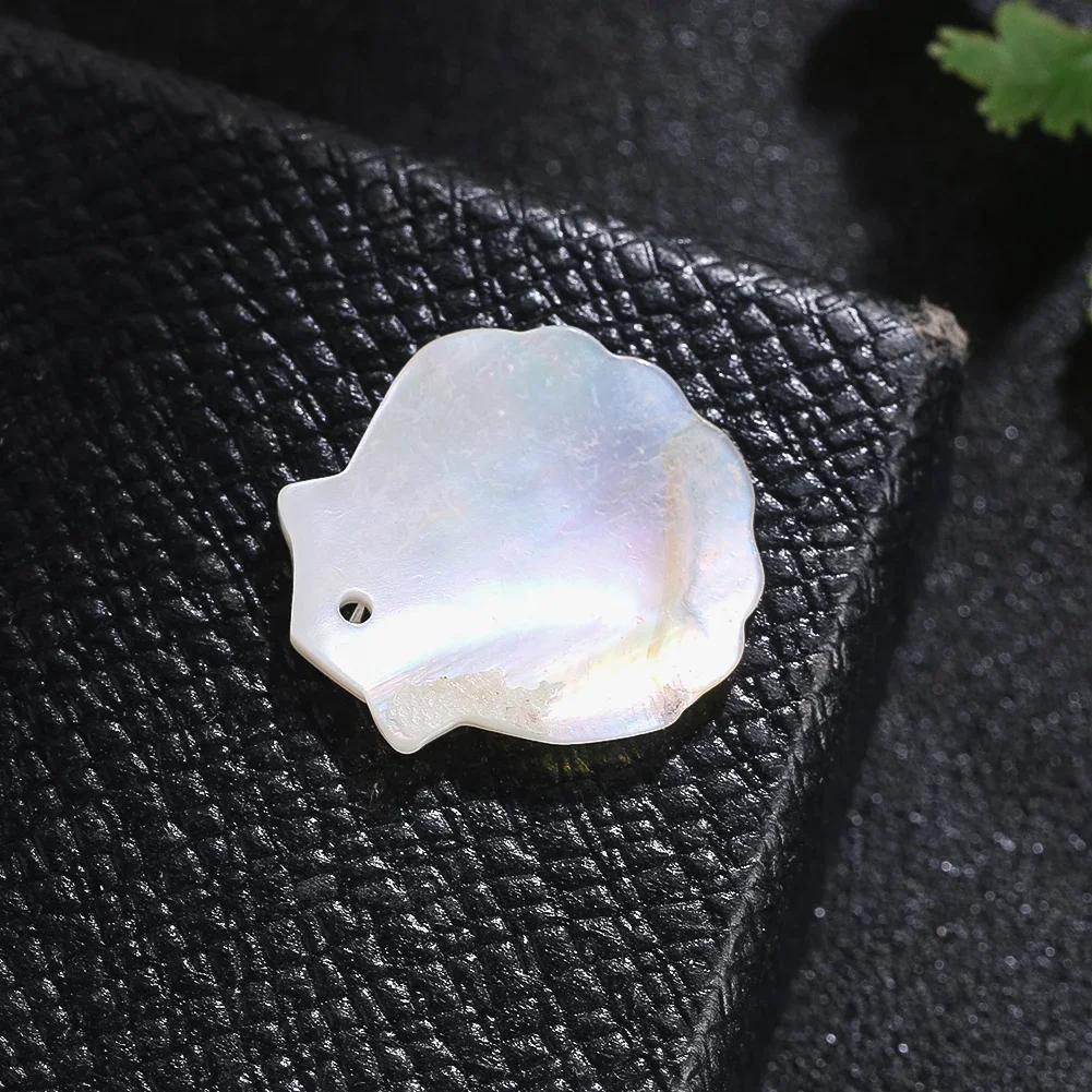 Натуральные антикварные серьги в форме ракушки бабочки глубоководном стиле