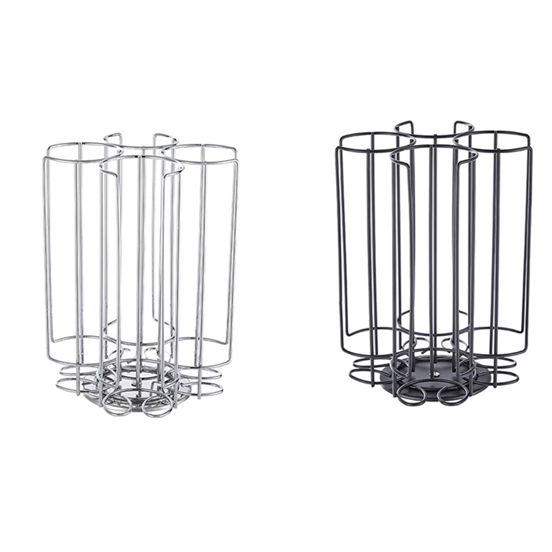 

Simple Style Rotating Capsule Coffee Pods Holder Storage Rack for 32 Tassimo Capsules