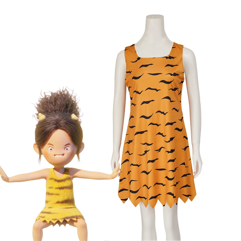 Костюм для косплея Onari желтое платье с принтом женский костюм девочек ТВ Oni Thunder