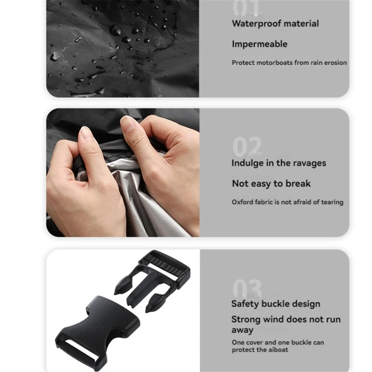 Водонепроницаемый чехол для гидроциклов 210D защита от ультрафиолета морского