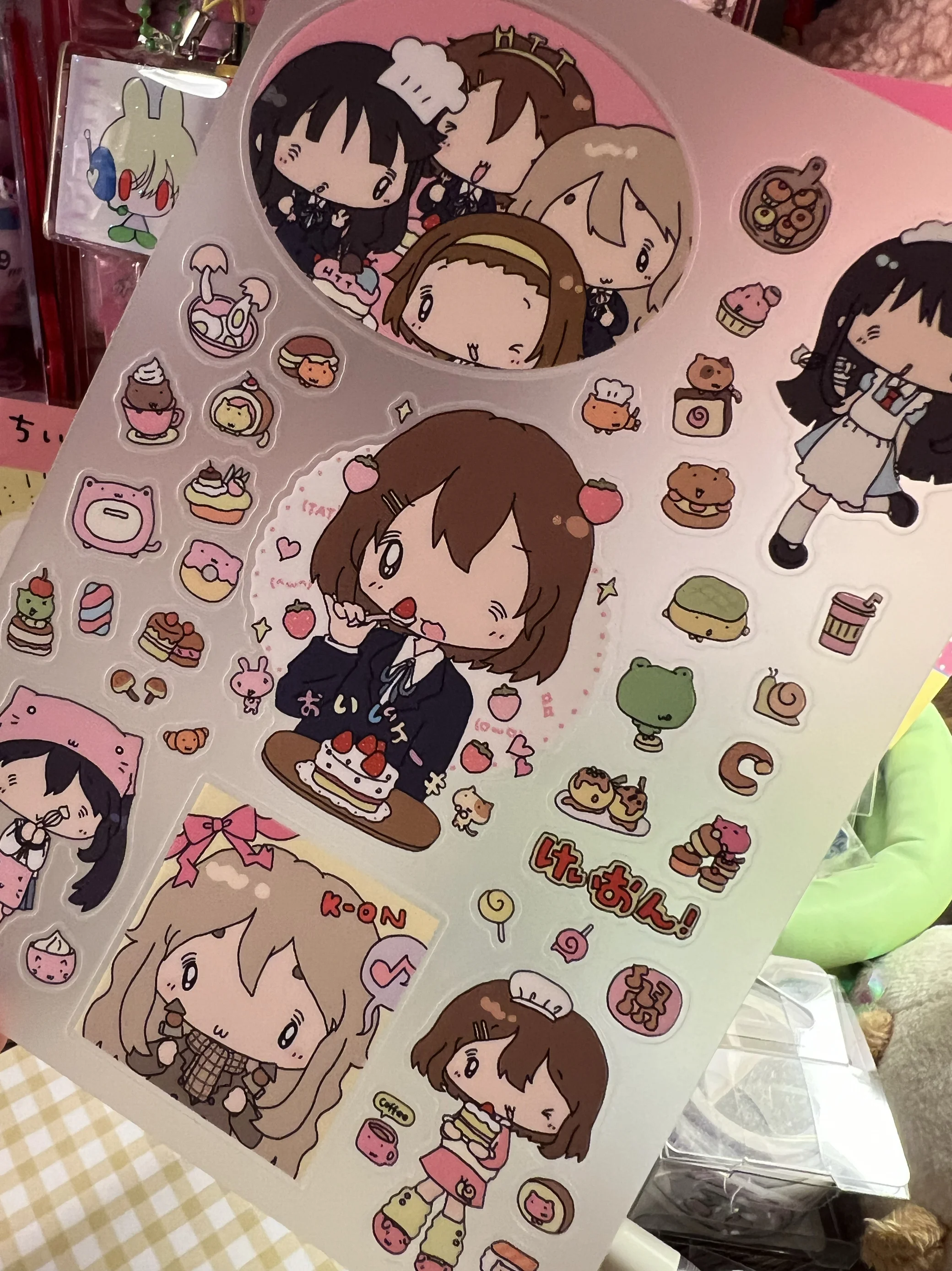 

Наклейки Akiyama Mio Hirasawa Yui Dessert Series K-on