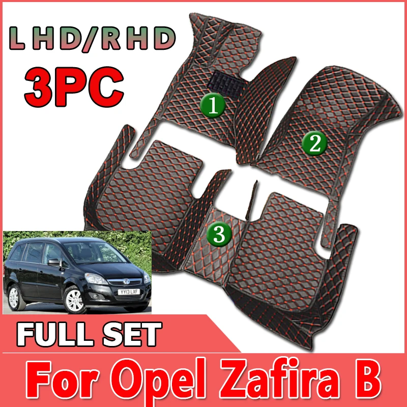

Автомобильные коврики для Opel Zafira B A05 2005 ~ 2014, 7 местный автомобильный коврик, аксессуары для авто, коврики, автомобильные коврики, напольные а...