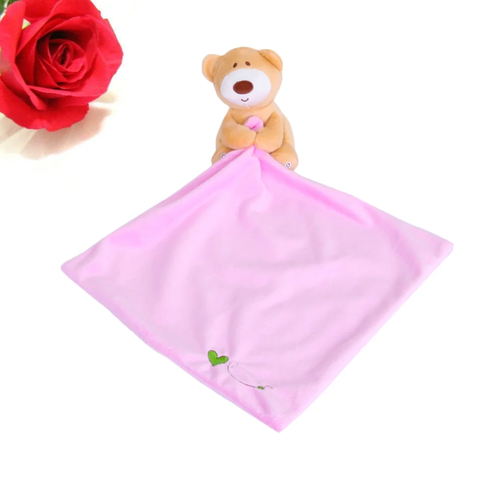 

Baby Blanket Animal Stroller Toy Stuffed Teether Comfort Newborn Toys Plush Towel
