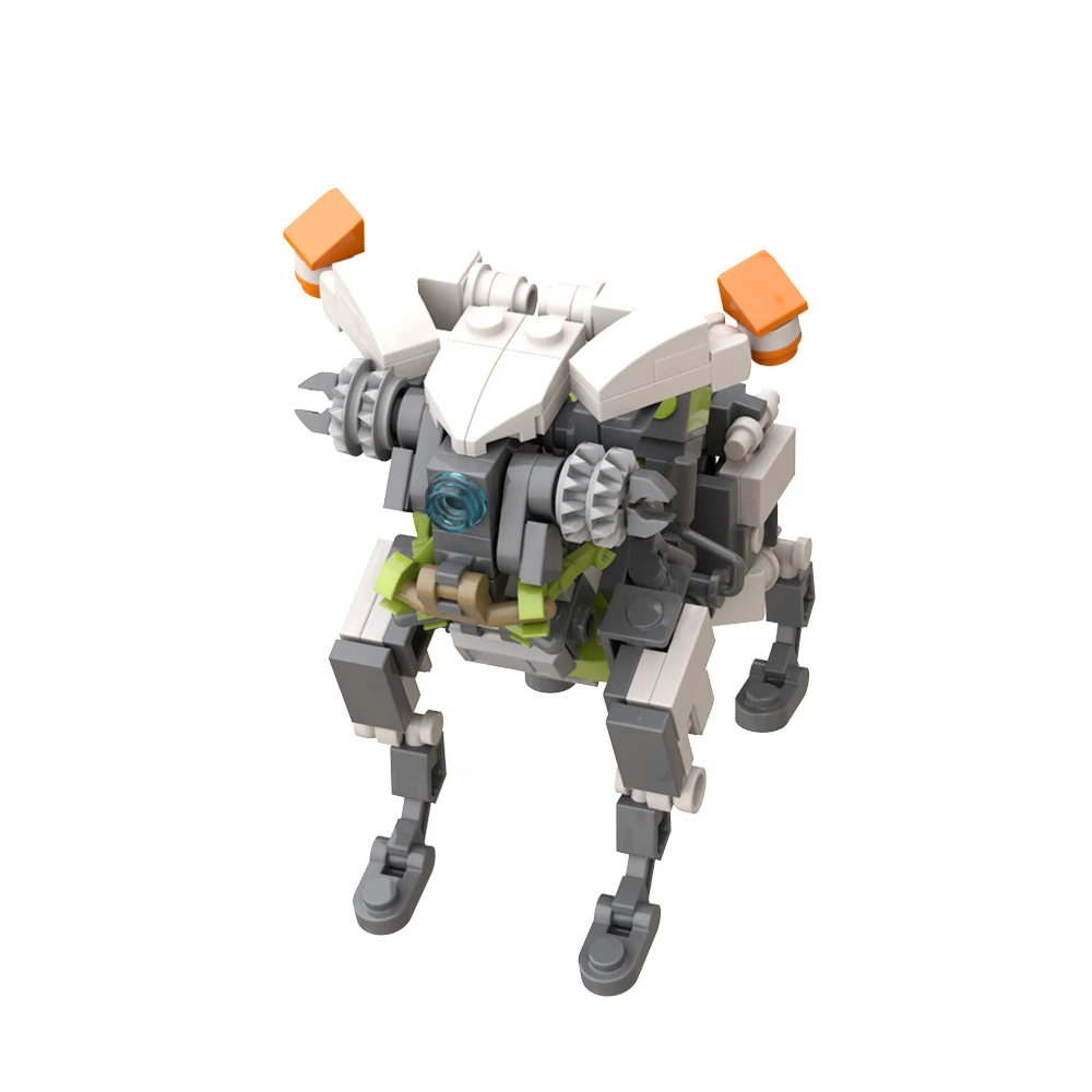 

MOC Beast Monster Robot Game Horizon Zero Dawn Broadhead Building Block Assembling Series Robotic Armor Mounted Block Toy Gift