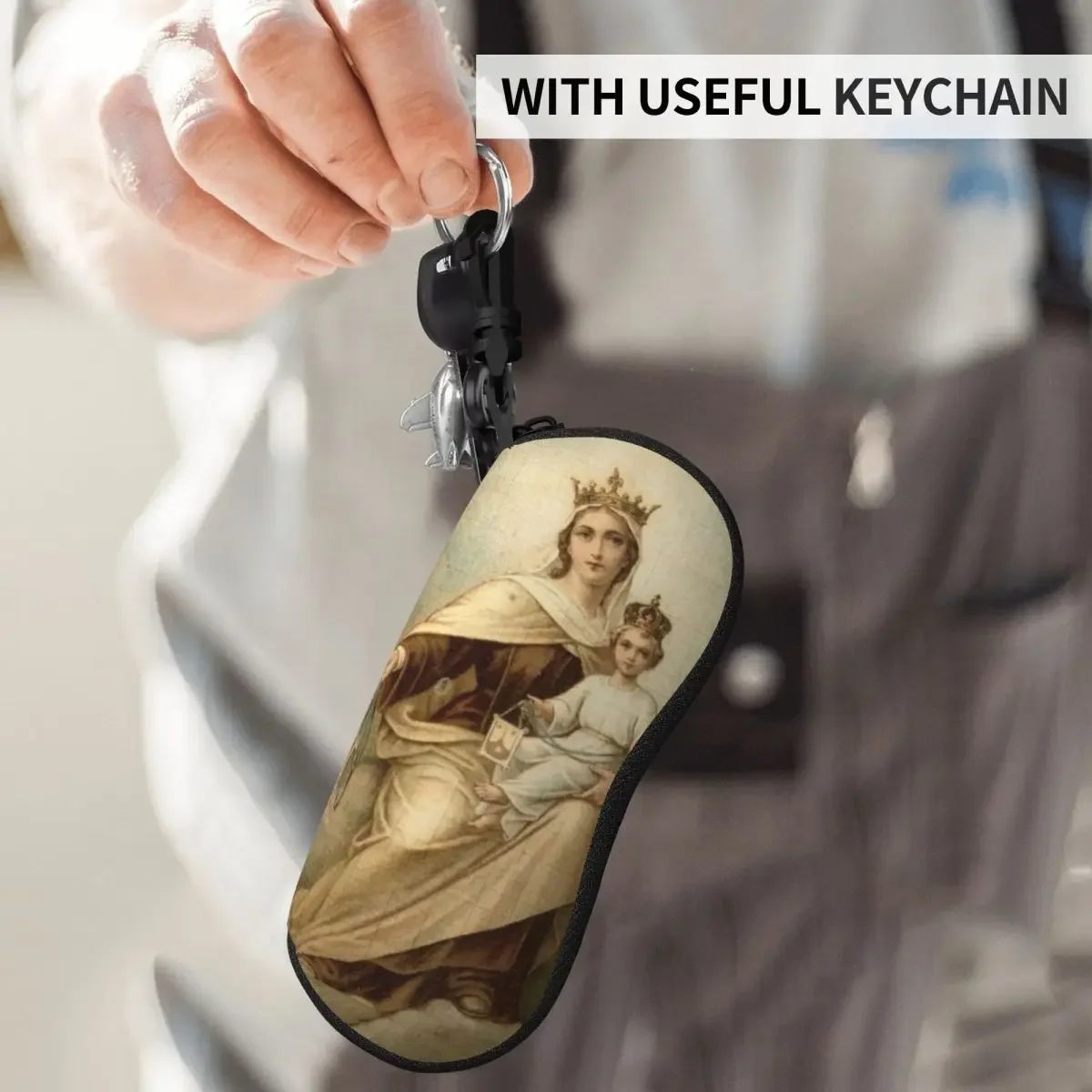 Защитные чехлы для очков Our Lady Of Mount Carmel Shell милый чехол солнцезащитных