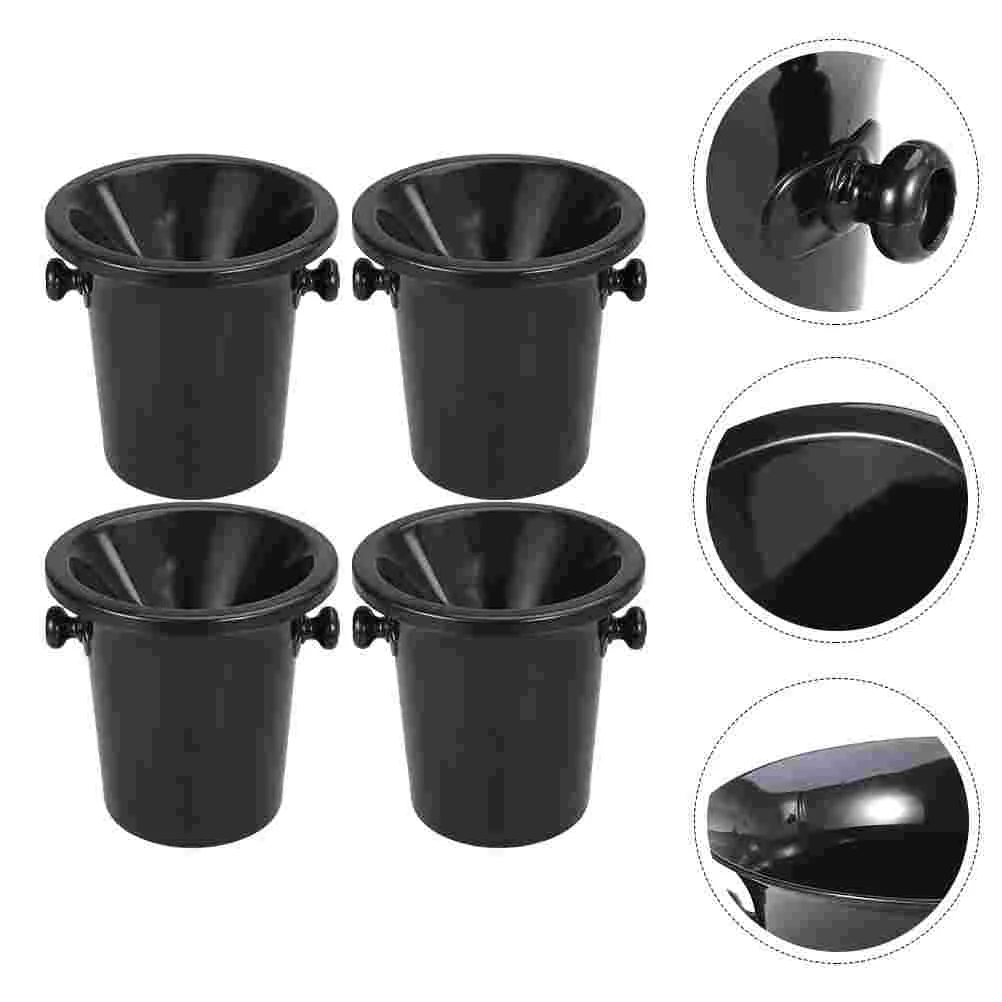 

Bucket Ice Tasting Spittoon Buckets Spittoons Dump Spit Champagne Plastic Cup Cooler Chiller Black Western Jug Beverage Bar Beer