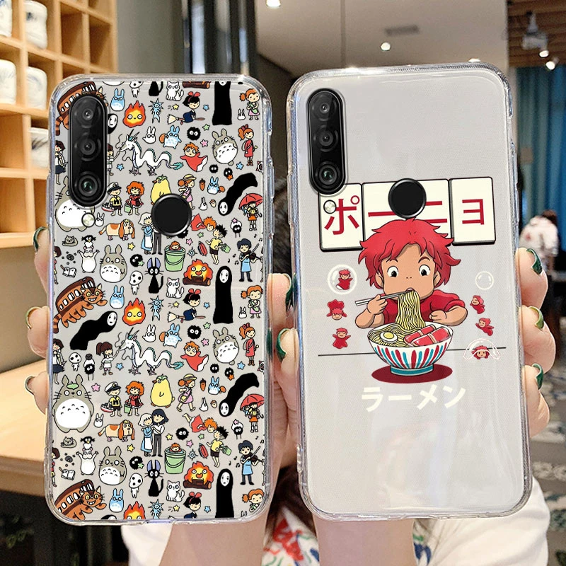 Чехол для телефона с аниме Тоторо Huawei P30 Shell Lite P 30 Pro защитный силиконовый чехол