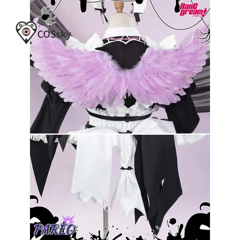 Фото Аниме BanG Dream! Костюм для косплея Nyubara Reona RAS, платье горничной для девочек на Хэллоуин и Рождество, высококачественная новая униформа в стиле Лолита №2
