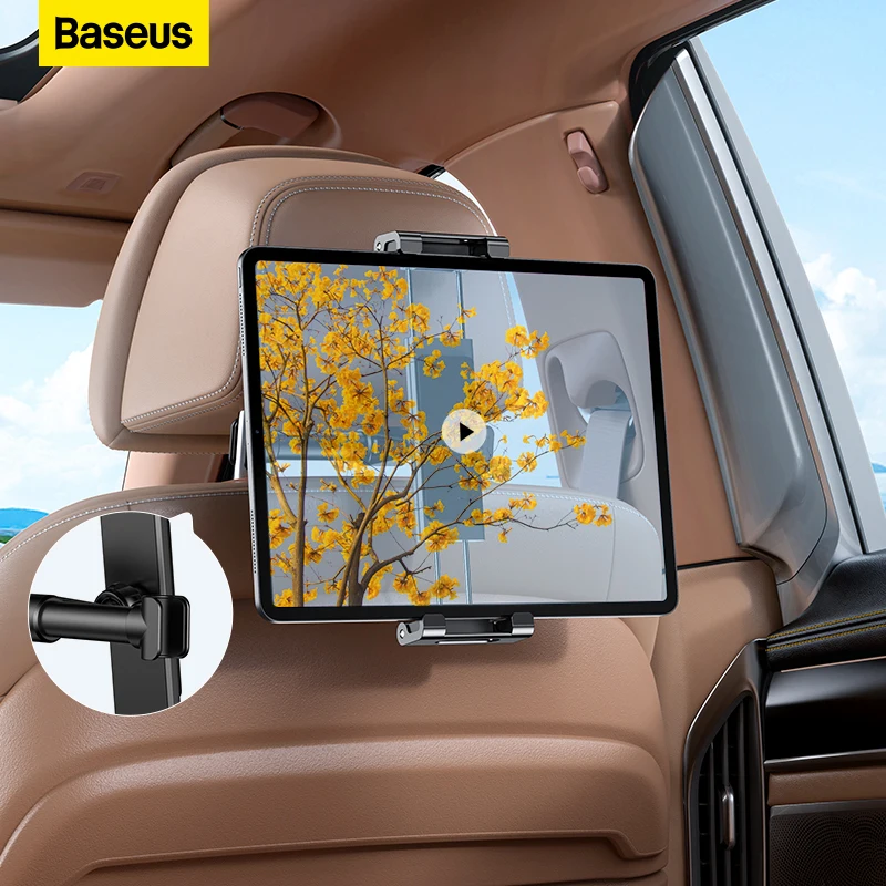 Baseus – support de téléphone pour siège arrière de voiture  appui-tête pour tablette PC de 4.7 à