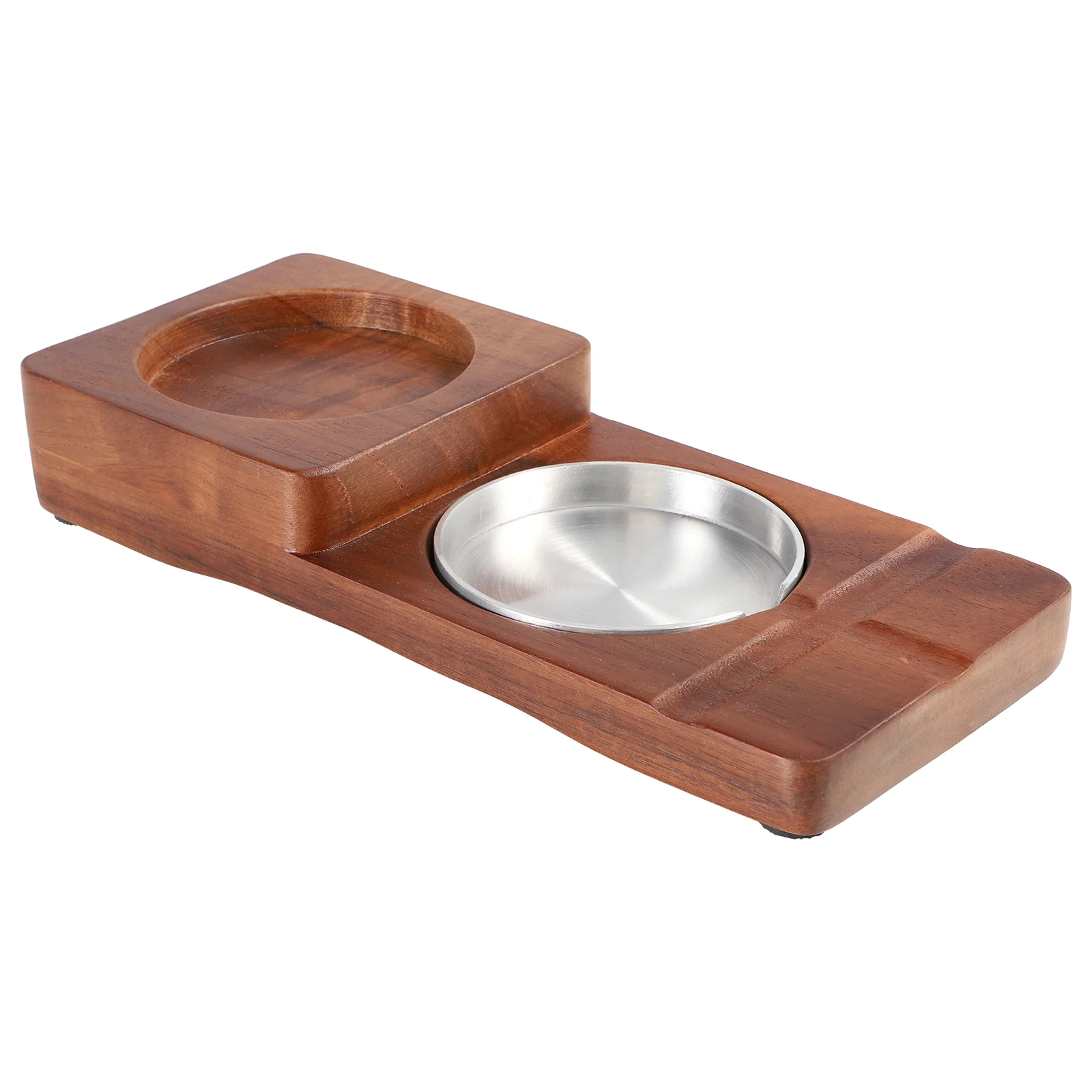 

1pc Wooden Craft Ashtray Home Bar Restaurant Ashtray Cup Holder Ashtray
