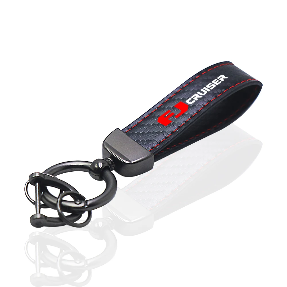 

Для Toyota FJ Cruiser автомобильный брелок кольца брелок из углеродного волокна автомобильные аксессуары