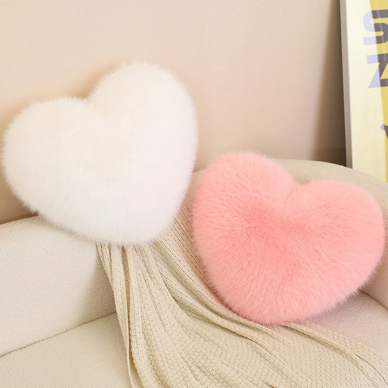 Трехцветная подушка для любви плюшевая игрушка креативный дизайн мягкая удобная