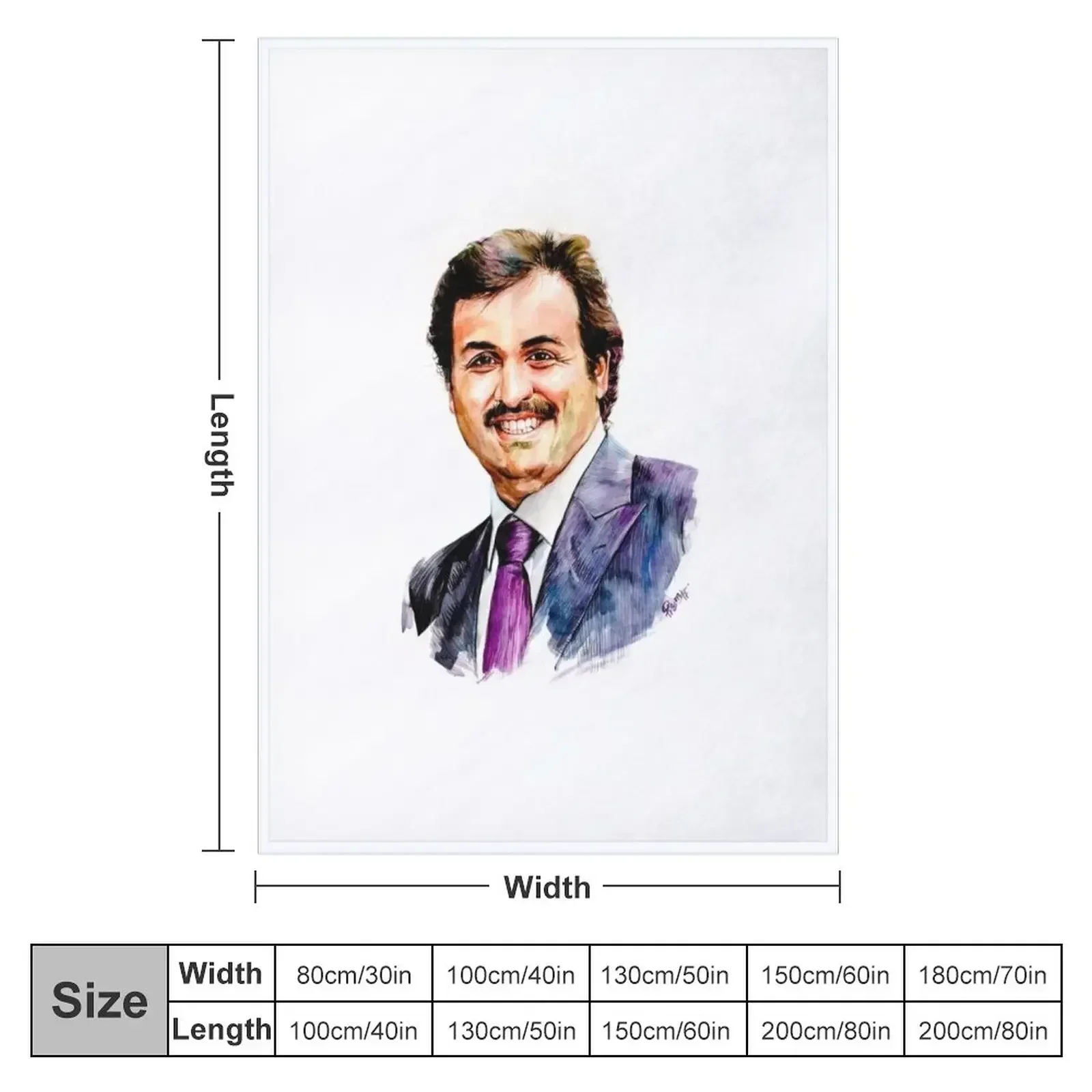 H.H. Шейх Тамим Бин Хамад Аль Тани декоративное покрывало для дивана роскошные