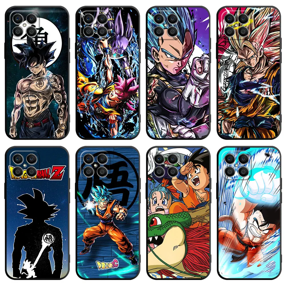 

Cool Goku Dragon Ball Case For Huawei Honor X8 8X X7 50 70 Lite P30 Pro P40 X9a X8a 90 Magic 5 Silicone Phone Cover TPU Fundas
