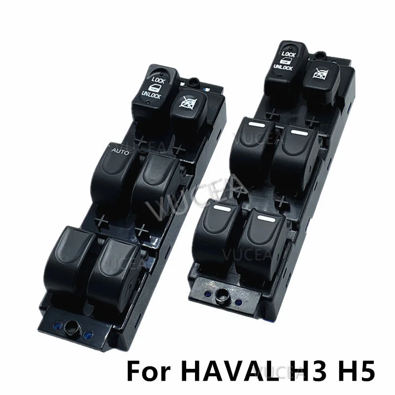 

Lifter Switch Window switch front left side 3746100BK80XA89 3746500-K80-0089 With anti-folder functio for Great Wall Haval H3 H5
