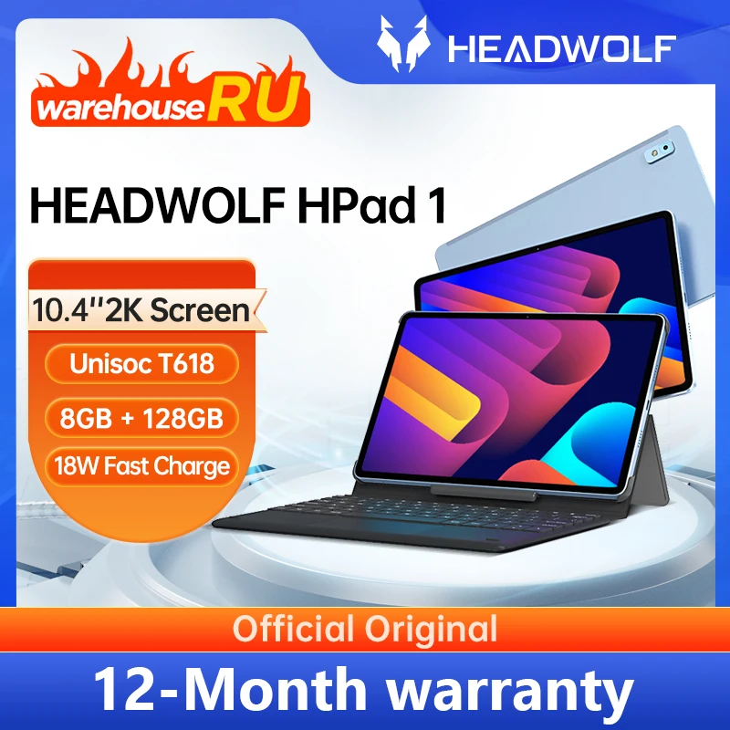HEADWOLF HPad 1 10 4 &quot2K полное ламинирование Unisoc T618 металлический - Цена: 18632.54