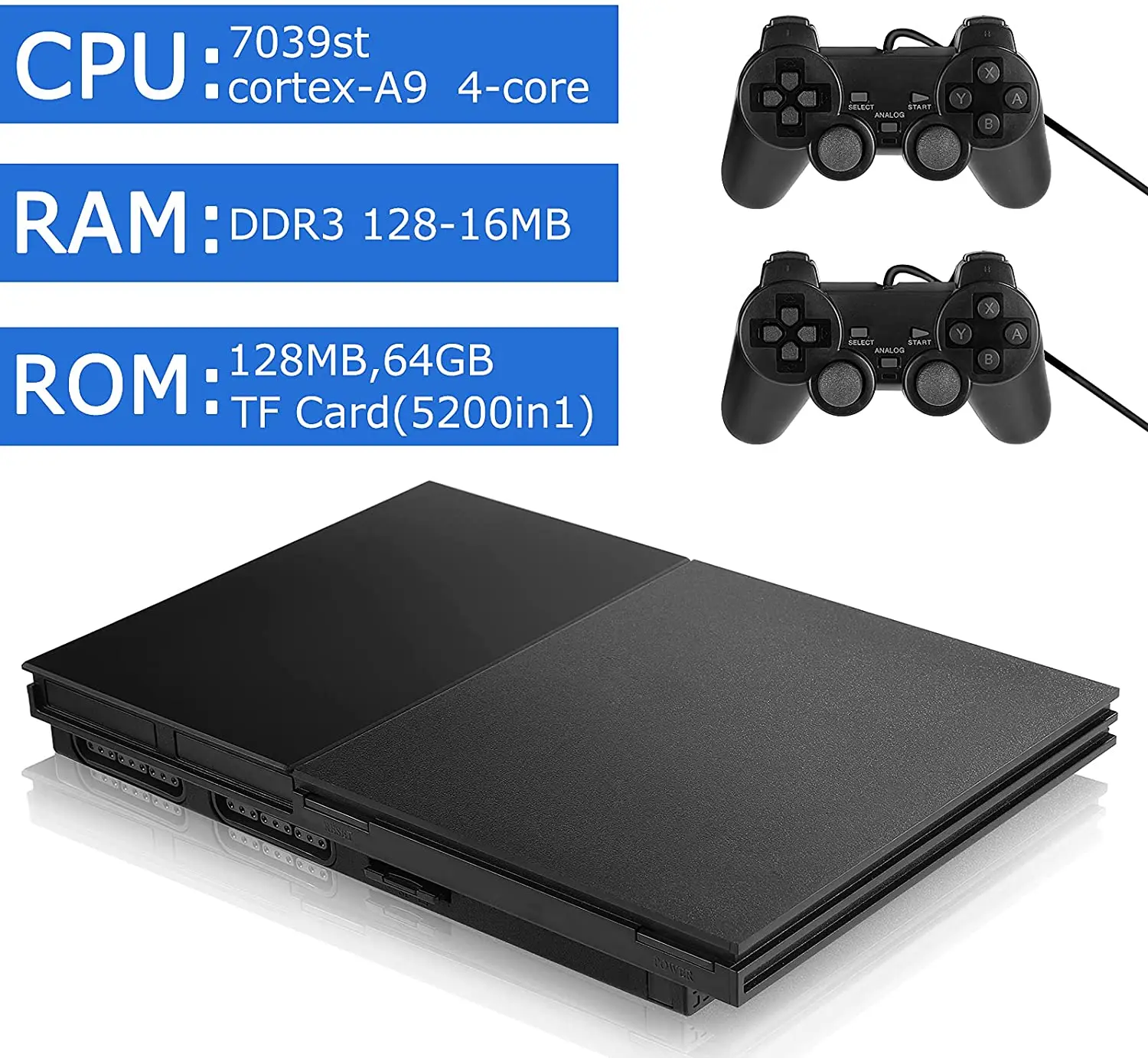 Фото Лучшая семейная игровая консоль Anbernic PAP II 4K/HDMI, встроенная в 5200 ностальгические классические игры, подключи и играй для детей №3