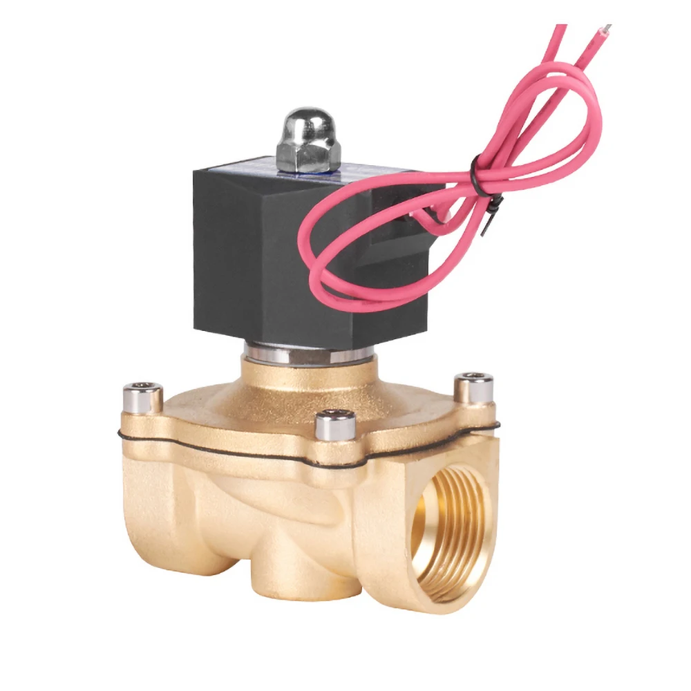 1 &quotлатунь IP65 водонепроницаемый электромагнитный клапан 220 В 110 24 12 нормально