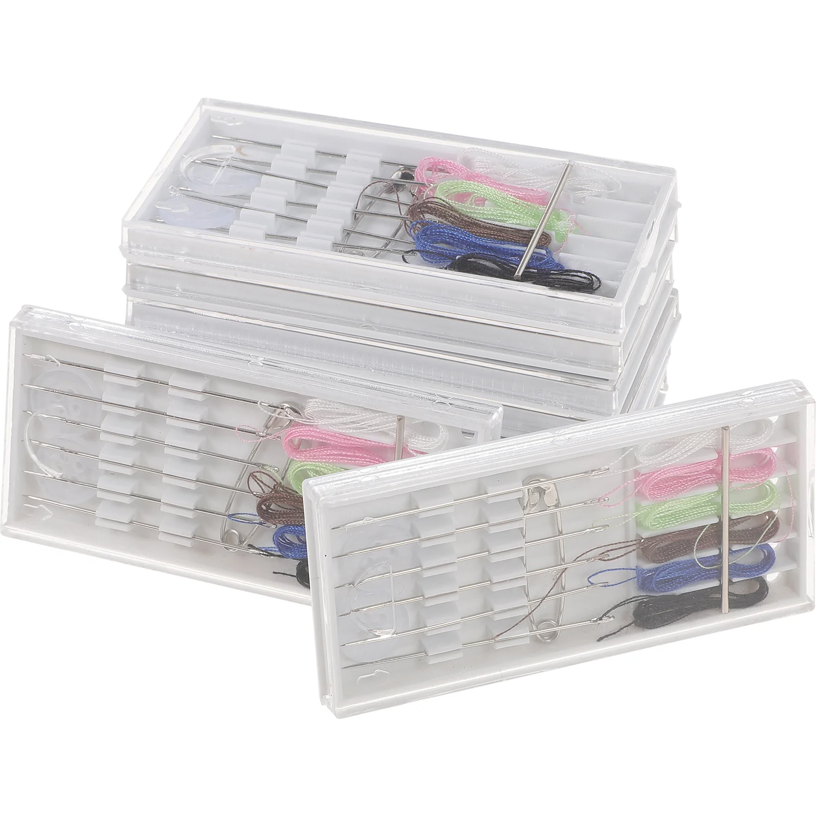 

10Pcs Quick Fix Sewing Pre- Threaded Portable Sewing Repair Tools For Hotel Home Travel ( Mixed Styles )