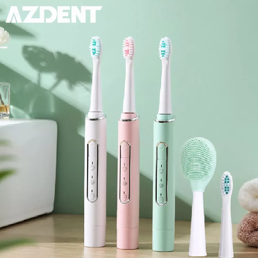 

AZDENT Electric Toothbrush Ultrasonic Super Sonic Electric Toothbrushes for Adults Kid