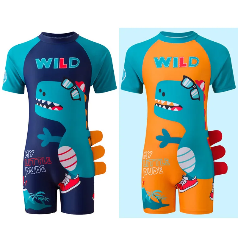 

2022 летний мультяшный купальник для маленьких мальчиков, цельный спортивный детский купальник, уличная детская одежда для бассейна, пляжный...