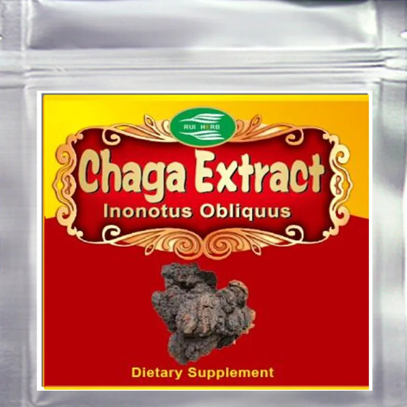 

500gramX Chaga Mushroom Extract 30% Polysaccharide Powder for Immune System and Energy