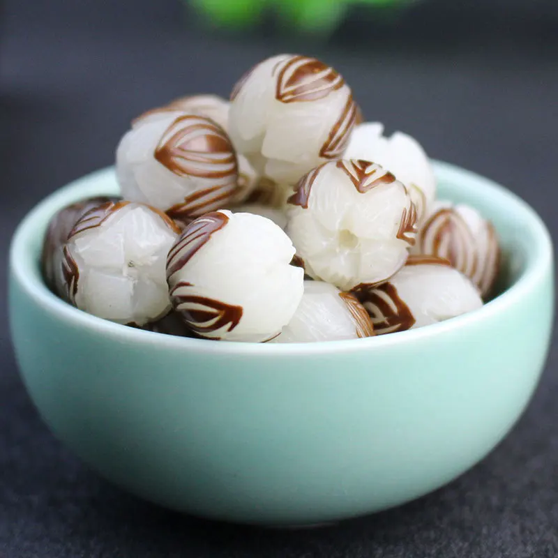 

5PCS White Jade Bodhi Lotus Beads Handcarved DIY Hand String Buddha Beads Necklace Making Jewelry Decoration Accessories