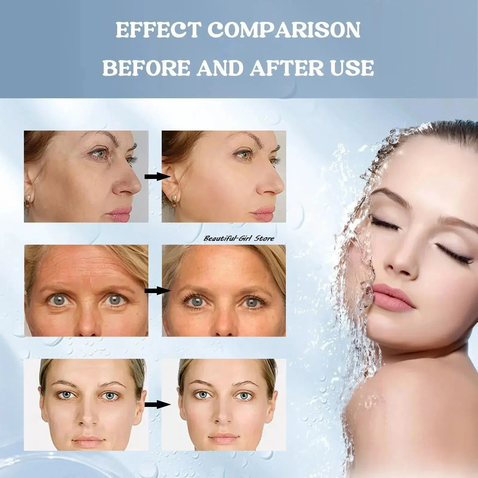 Мерная маска для лица лифтинг с тонкими линиями Усиленная кожа Антивозрастной