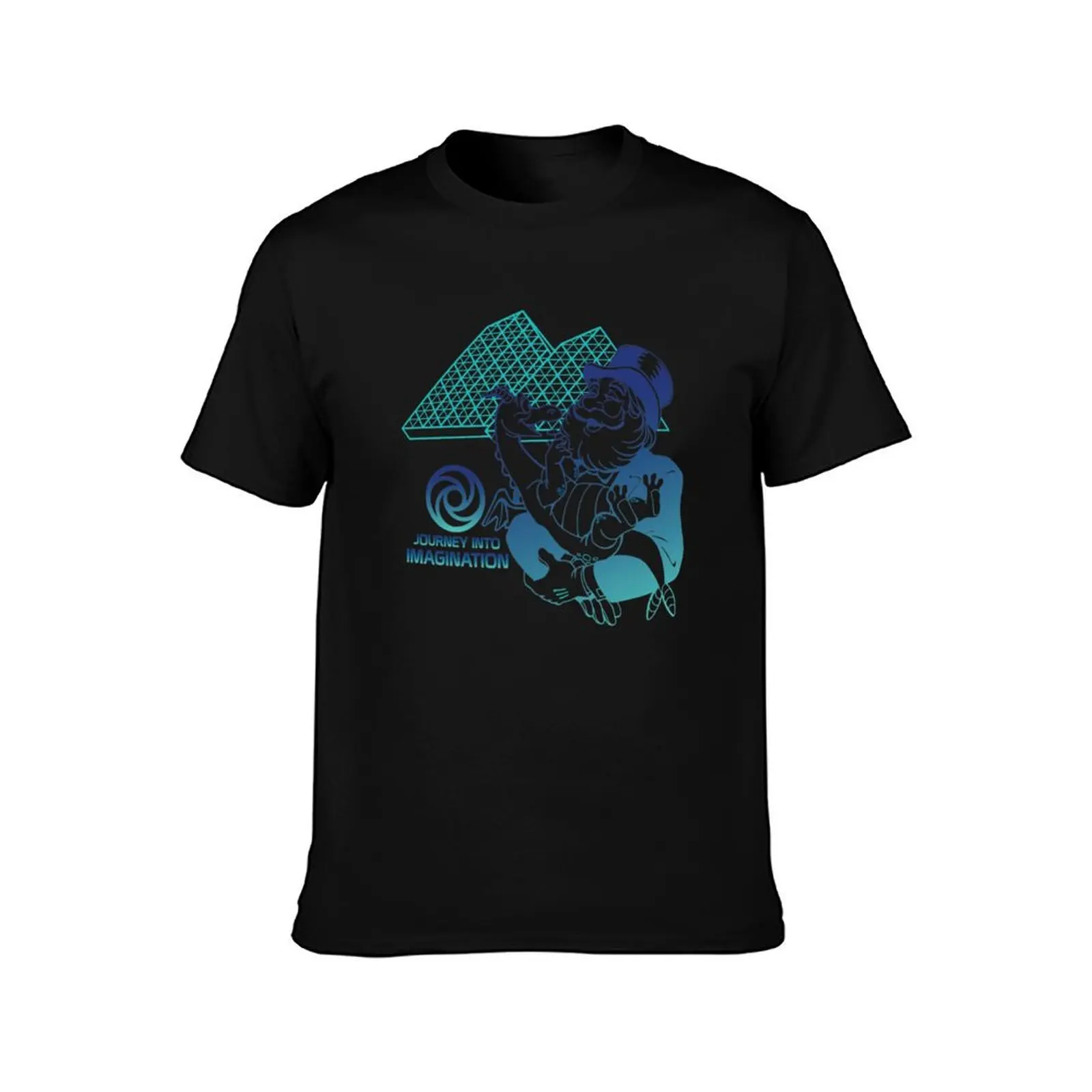 Фото Футболка Dreamfinder and Figment JII- Teal T-Shirt с короткими рукавами, устойчивая к запахам №2