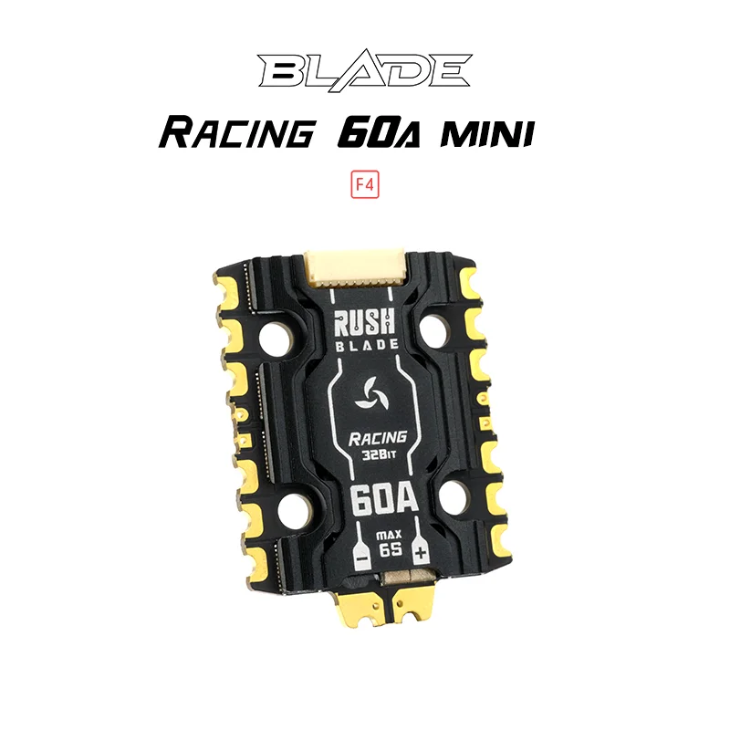 RushFPV Blade Racing 60A Mini 20X20 3-6S BLHeli32 4in1 ESC