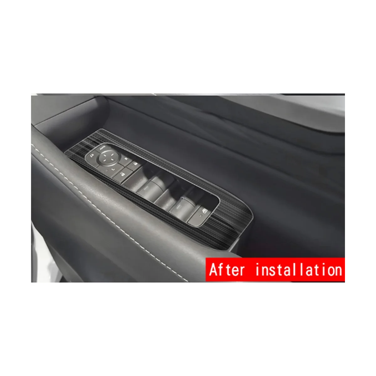 Для Toyota Alphard 40 серия 2023 + нержавеющая сталь дверь Armest переключатель