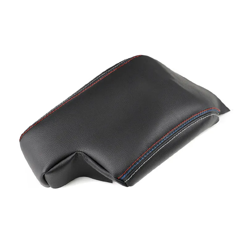 

Чехол для подлокотника центральной консоли BMW 3 серии E46 1998 - 2005 из микрофибры и кожи, защитная отделка, черная, красная, синяя линия