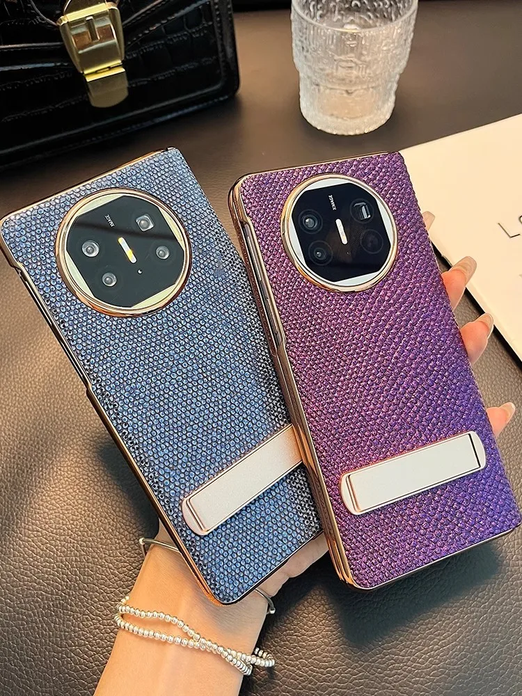 Чехол для телефона Huawei Mate X5 X3 градиентный чехол из натуральной кожи супер матовая